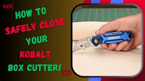 kobalt box cutter stainless steel|kobalt box cutter instructions.